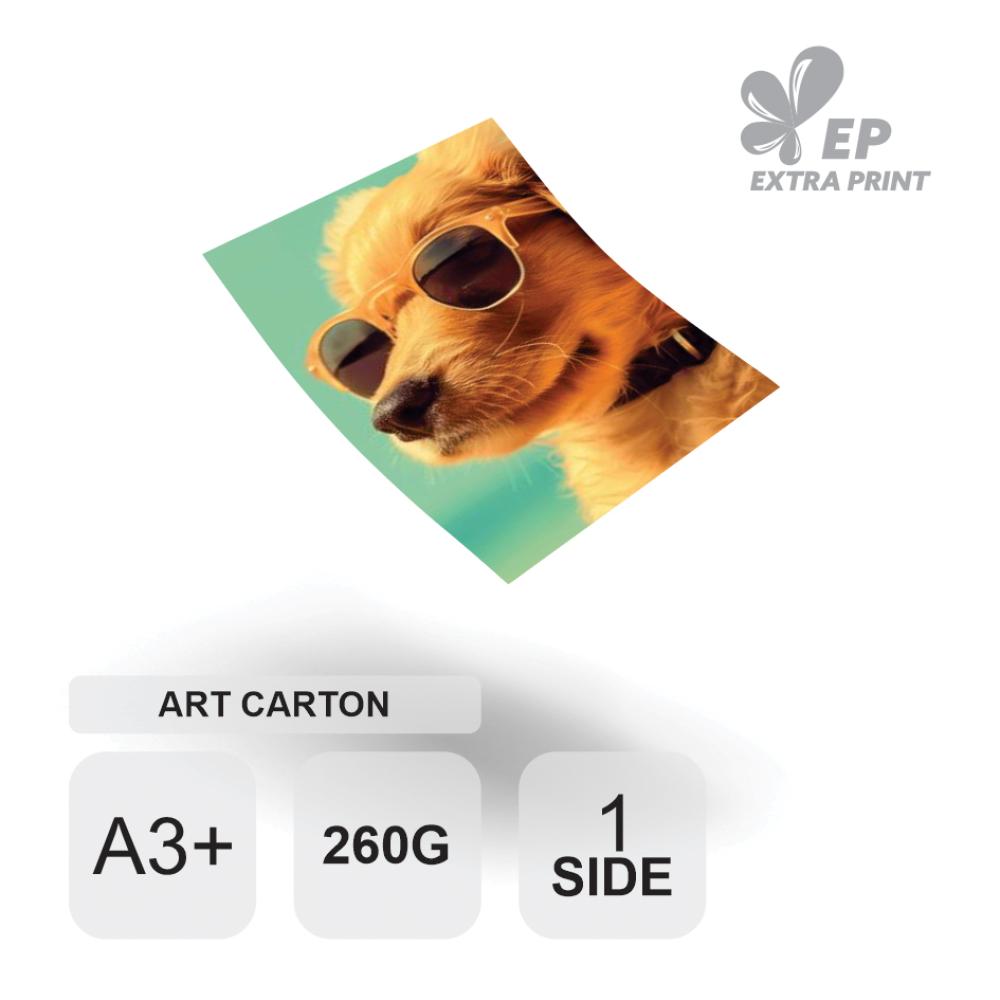 Cetak Digital A3+ 1 Sisi Art Carton 260g