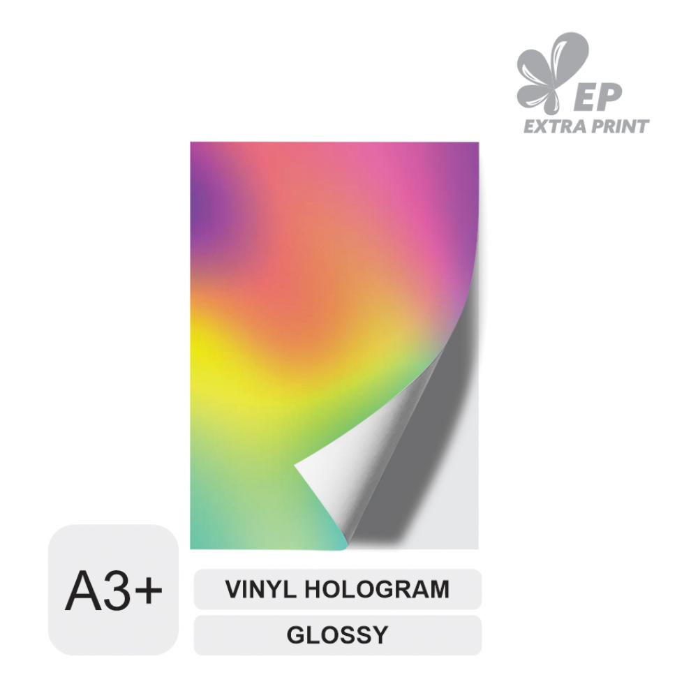 Cetak Digital A3+ Sticker Vinyl Hologram