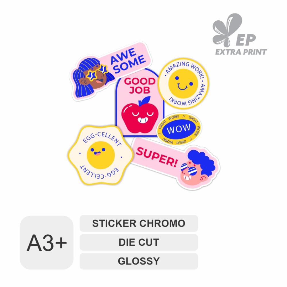 Print & Die Cut A3+ Sticker Chromo